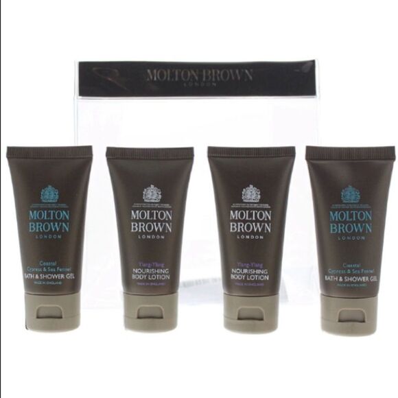Molton Brown London Ylang Ylang 4 Piece Nourishing Lotion and Shower Travel Set - Picture 1 of 1